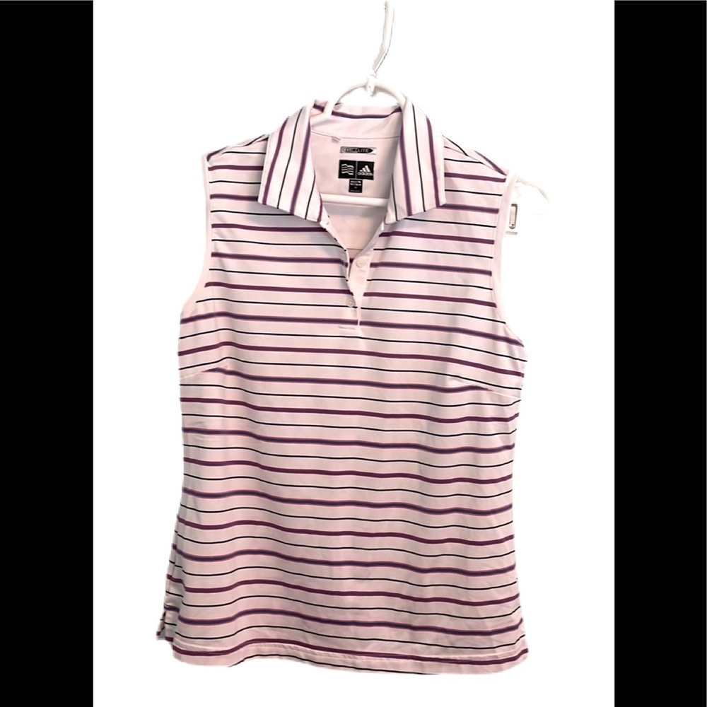 Adidas sleeveless athletic top golf tennis pickleball size M